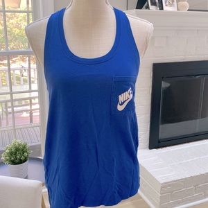 Nike Women’s Signal Racerback Tank Top, Deep Royal Blue